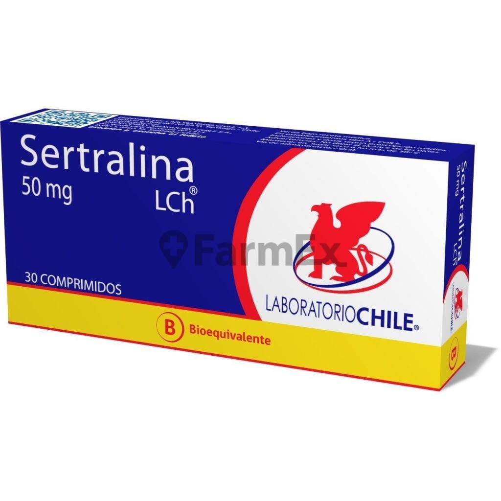 Sertralina 50 mg x 30 comprimidos susc-1 de 3 meses Farmex-Suscripciones-Persistente